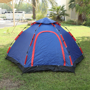 Royalford RF10304 Season Tent | 8 Person Waterproof Camping Tent  | Quick Easy Setup | Durable Outdoor Shelter  | Folds Flat For Easy Storage | Spacious Design