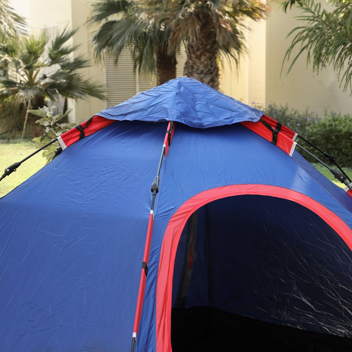 Royalford RF10304 Season Tent | 8 Person Waterproof Camping Tent  | Quick Easy Setup | Durable Outdoor Shelter  | Folds Flat For Easy Storage | Spacious Design