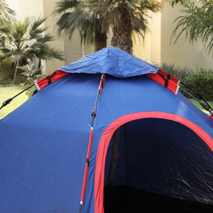 Royalford RF10304 Season Tent | 8 Person Waterproof Camping Tent  | Quick Easy Setup | Durable Outdoor Shelter  | Folds Flat For Easy Storage | Spacious Design