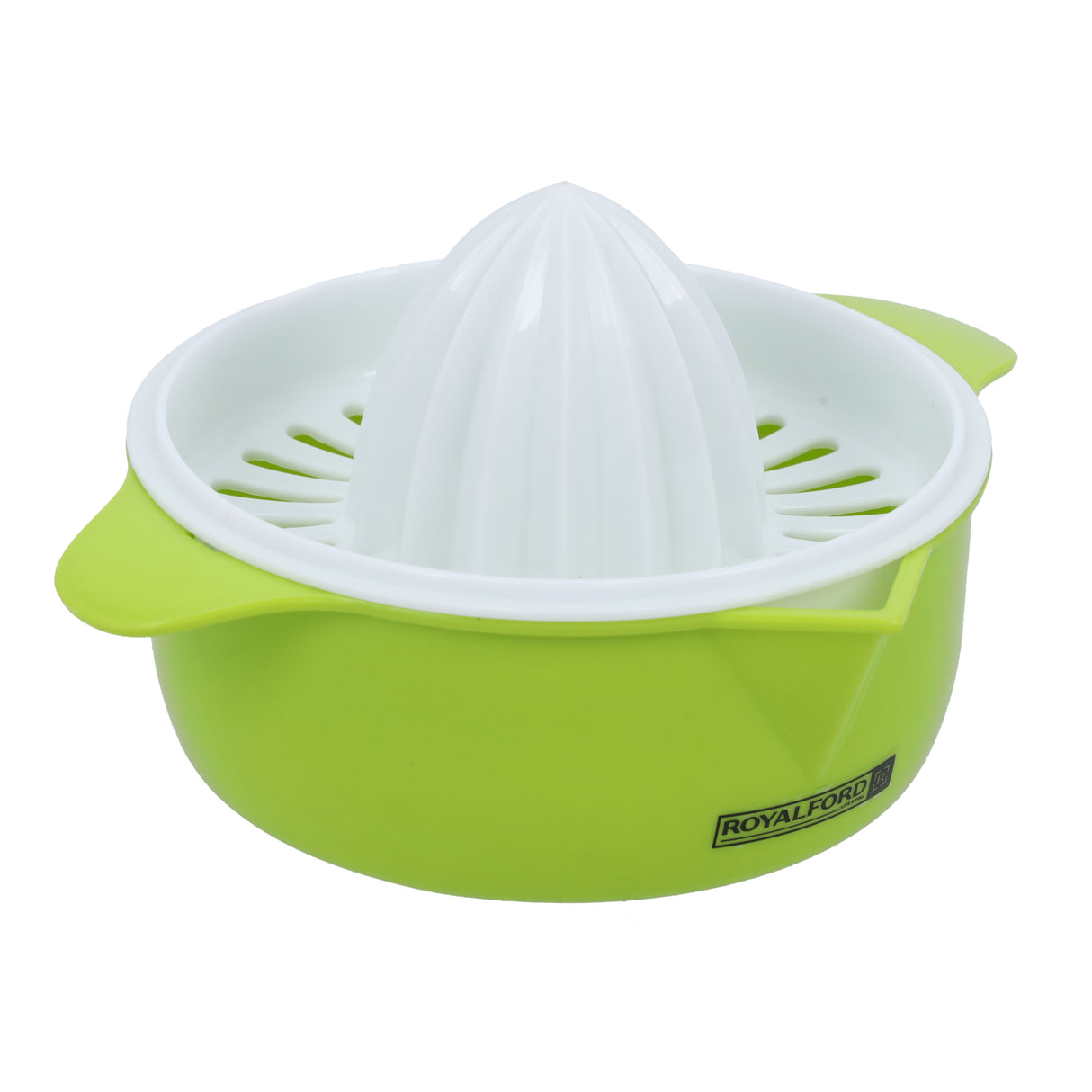 Royalford RF10327 Manual Citrus Juicer | durable design, ergonomic grip & built-in strainer for seeds| for lemons, limes & easy to use, perfect for fresh juice|
