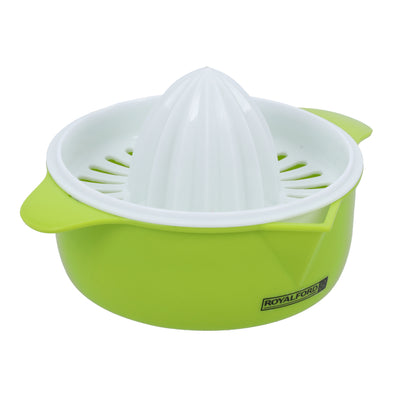Royalford RF10327 Manual Citrus Juicer | durable design, ergonomic grip & built-in strainer for seeds| for lemons, limes & easy to use, perfect for fresh juice|