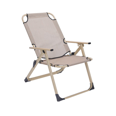 Royalford RF10344 Camping Chair with Cushioned Seat | Lightweight & Portable Design | Foldable Comfortable Outdoor & Indoor Chair for Camping, Picnic & Home Relaxing Use