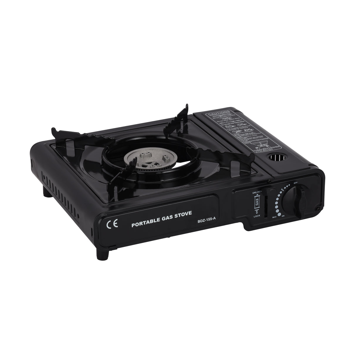 Royalford Portable Gas Stove, Variable Heat Control, RF10359 | Compact Outdoor LPG Camping Cooker with Carry Bag | Piezo Ignition | Durable Iron Construction