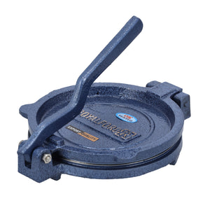 Royalford RF10407 Chapati Press | 18.5cm Heavy Cast Iron Body | Durable Stainless Steel Plate | Perfect for Roti, Poori & Tortilla | Easy Grip Handle | Non-Slip Base