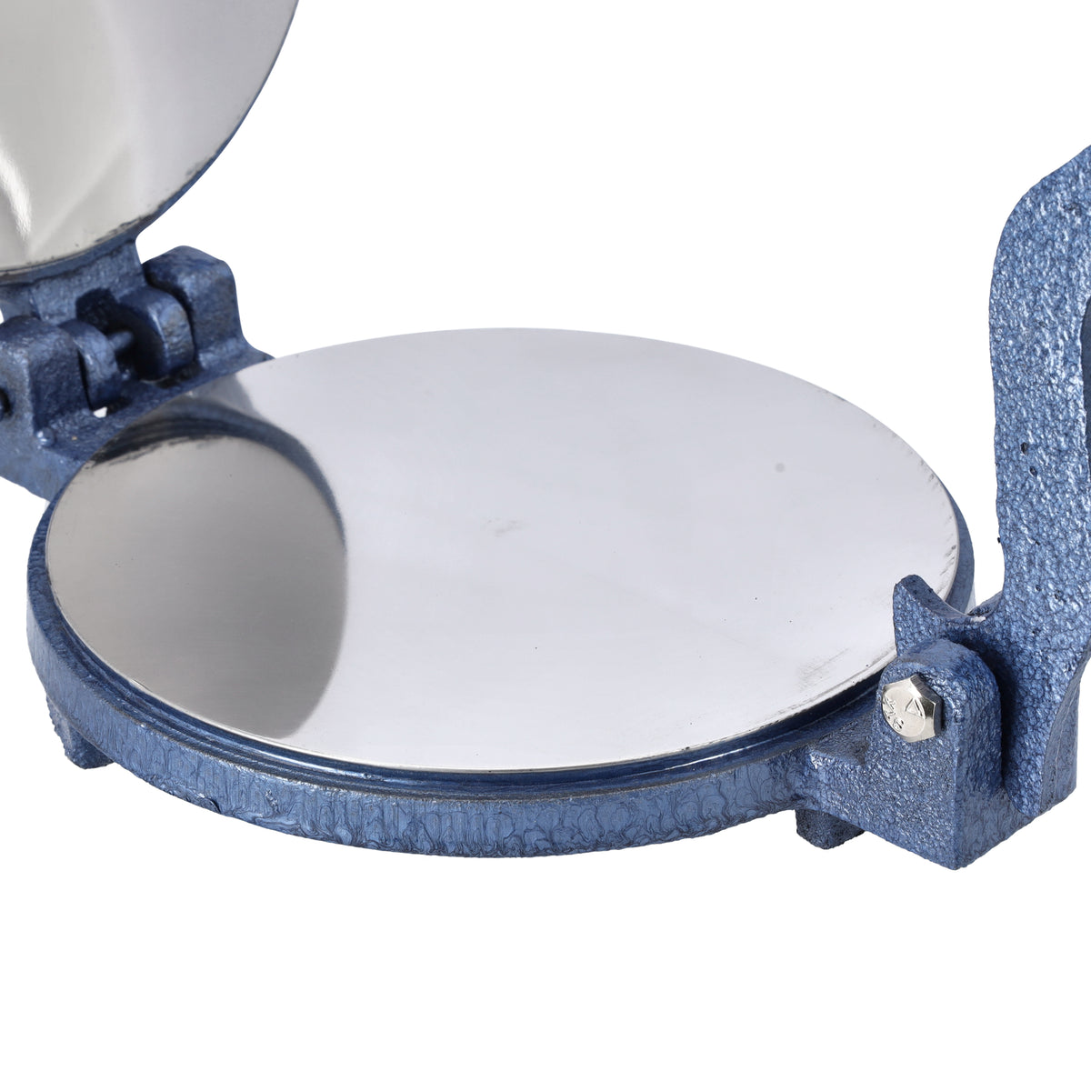 Royalford RF10407 Chapati Press | 18.5cm Heavy Cast Iron Body | Durable Stainless Steel Plate | Perfect for Roti, Poori & Tortilla | Easy Grip Handle | Non-Slip Base