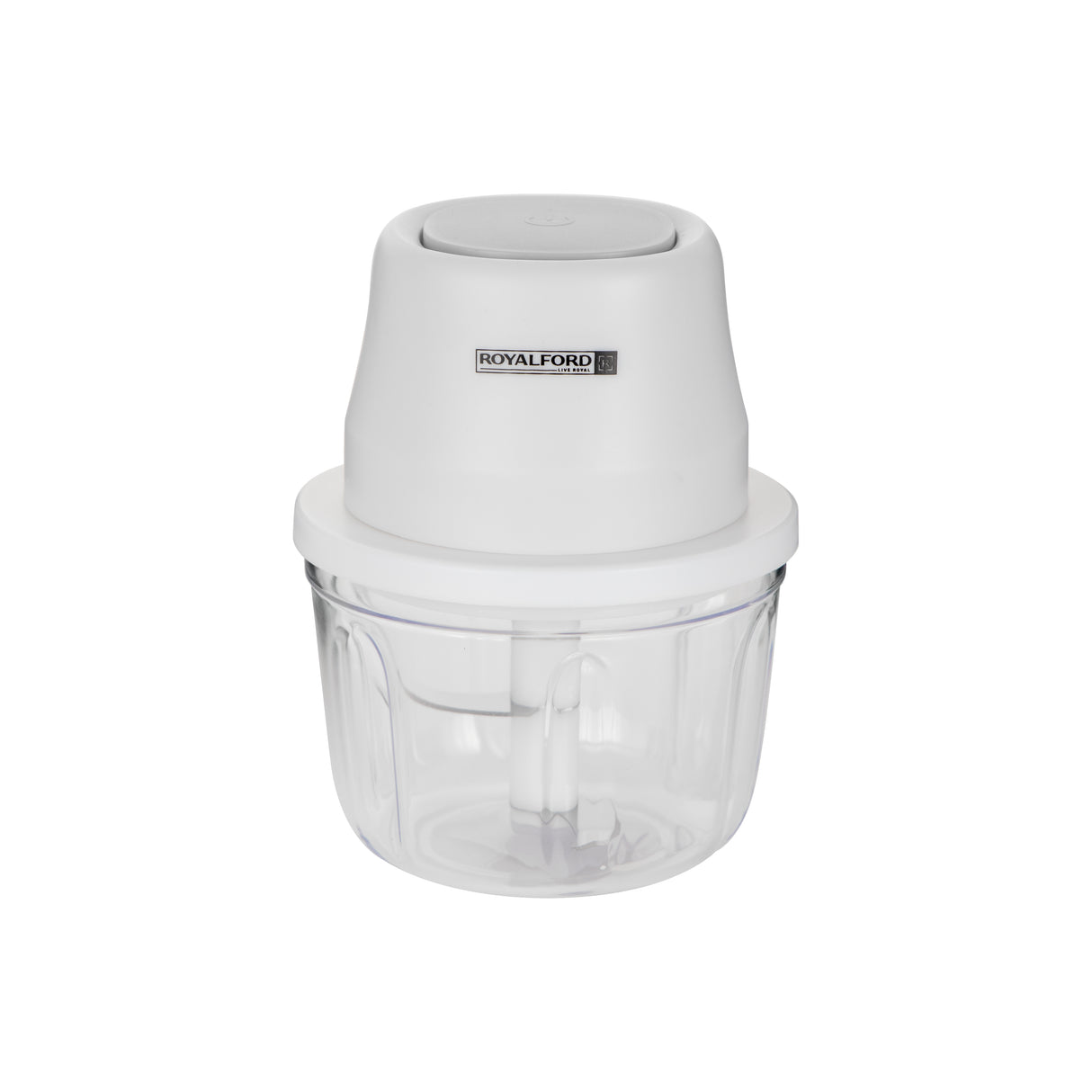 Royalford RF10411 Portable Mini Food Processor | Rechargeable USB Chopper | 250ml Capacity | One-Touch Operation| Extra-Sharp Swirl Blade for Fast Chopping & Grinding
