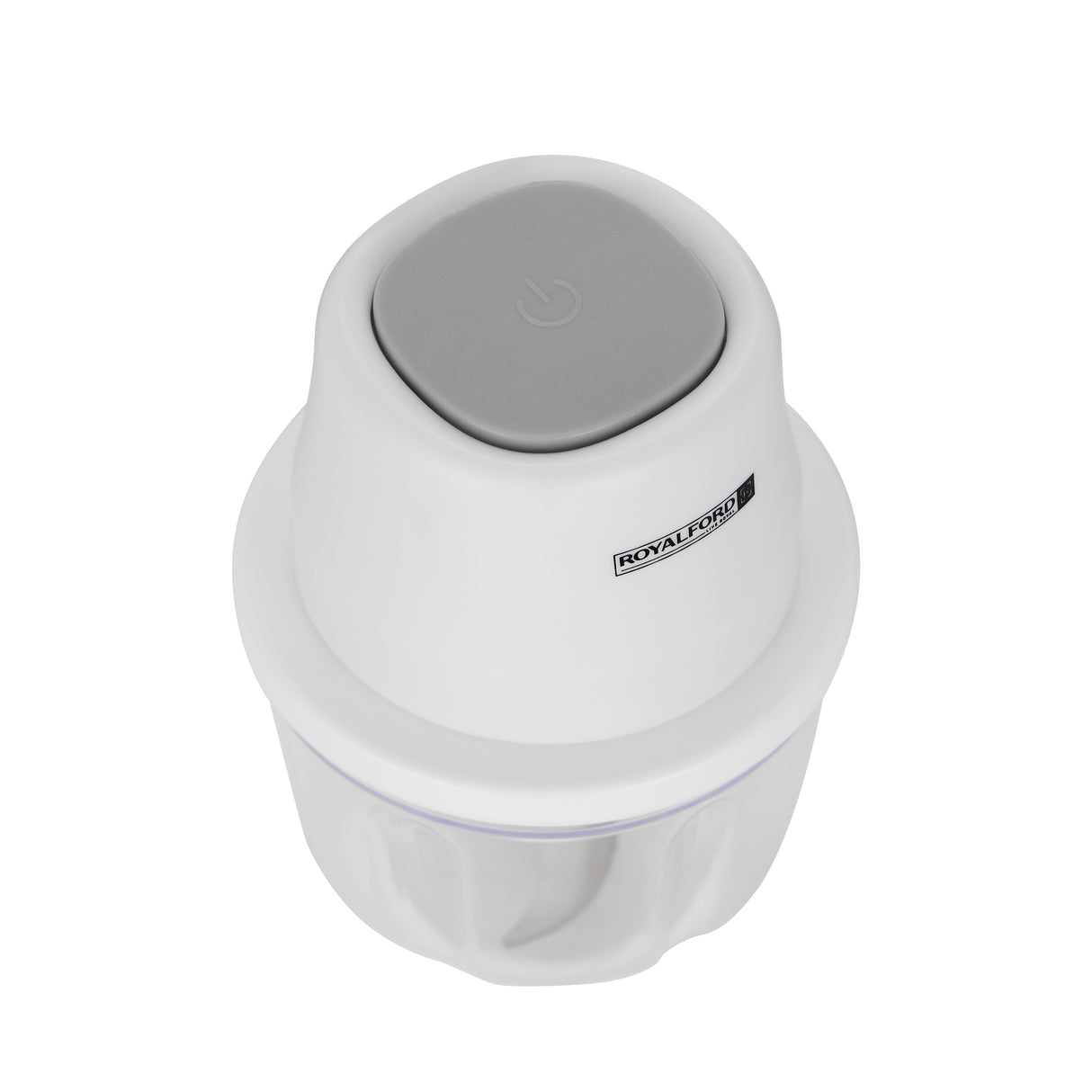 Royalford RF10411 Portable Mini Food Processor | Rechargeable USB Chopper | 250ml Capacity | One-Touch Operation| Extra-Sharp Swirl Blade for Fast Chopping & Grinding