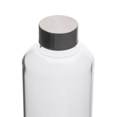 Royalford RF10434 Borosilicate Glass Water Bottle 1000ML BPA Free Transparent Drinking Bottle | Stainless Steel Lid |Reusable Glass Bottle for Water, Juice & Detox Drinks