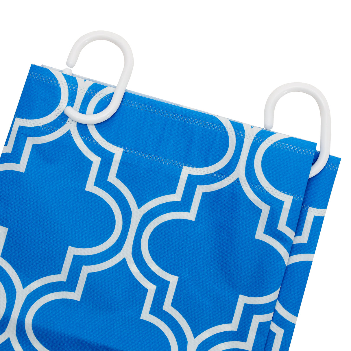 Royalford RF10458 Shower Curtain| 12 hooks, water-repellent PE material & quick-dry| odorless, durable, machine washable, ideal for bathroom, bathtub, and spa use|