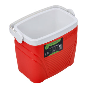 RoyalFord RF10475 8L Insulated Ice Cooler Box | Portable Thermal Ice Chest for Camping, Picnic, Travel & Outdoor Use | 3-Layer Thermal Insulation | Premium Polymer Body