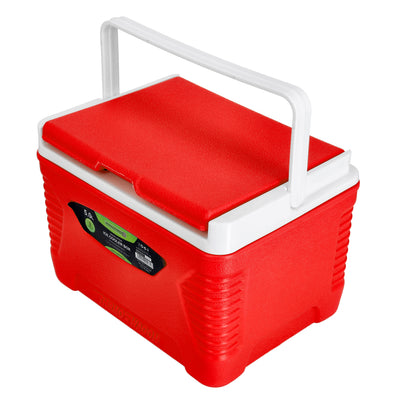 Royalford RF10477 5L Insulated Ice Cooler Box | 3-Layer Thermal Insulation Portable Cooler | Durable HDPE outer shell | PU foam insulation | Food-grade PP inner liner
