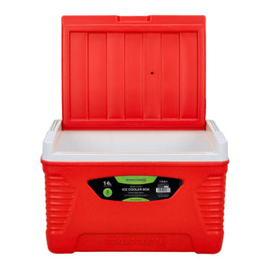 Royalford RF10478  Insulated Ice Cooler Box | 14L Capacity| Advanced 3-Layer Thermal Cooling | Durable HDPE Shell | High-Density PU Foam & Food-Grade PP Inner Wall