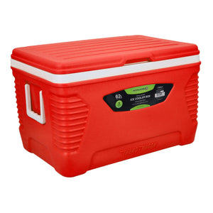 Royalford RF10480 62L Insulated Ice Cooler Box |Three-Layer Thermal Insulation |HDPE outer shell |PU foam insulation |food-grade PP inner lining | heavy-duty side handles