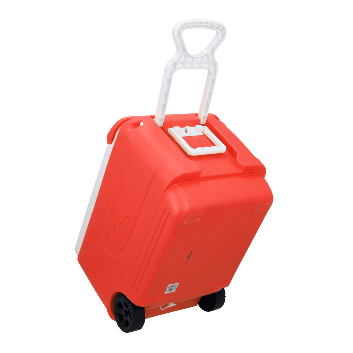 Royalford RF10482 45L Insulated Ice Cooler Box with Wheels | Portable Ice Chest | three-layer insulation | Retractable telescopic handle | Premium HDPE outer shell