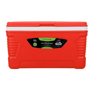 Royalford RF10483 50L Insulated Ice Cooler Box | 3-Layer Thermal Insulation  | Heavy-Duty Portable Cooler |  Durable HDPE outer shell | Heat-insulating PU foam