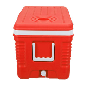 Royalford RF10483 50L Insulated Ice Cooler Box | 3-Layer Thermal Insulation  | Heavy-Duty Portable Cooler |  Durable HDPE outer shell | Heat-insulating PU foam