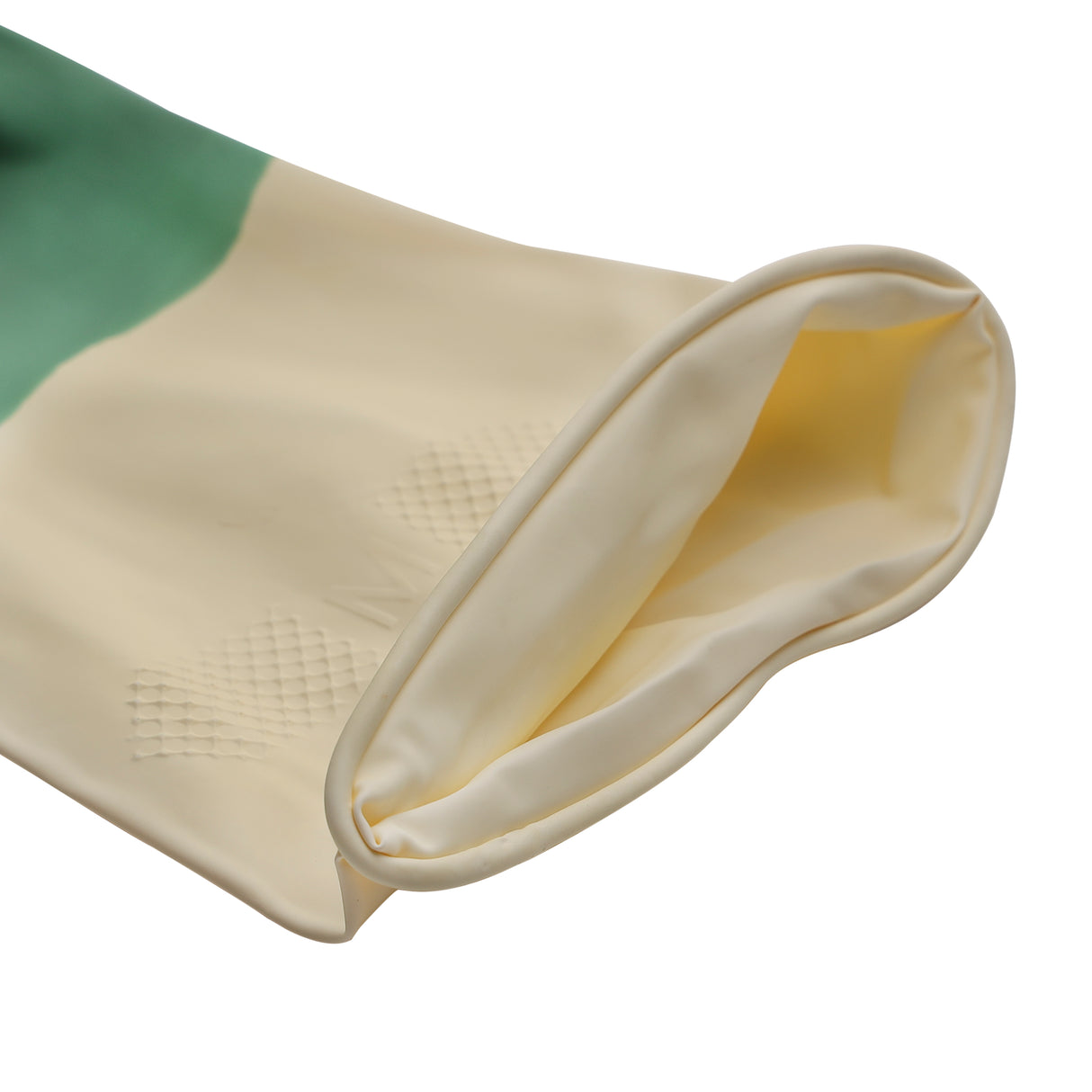 Royalford RF10491 Cleaning Gloves| 2PCS made from natural latex with textured non-slip grip| durable, reusable, antibacterial, for kitchen & household cleaning tasks|