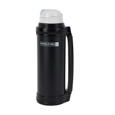Royalford RF10493 Travel Vacuum Flask 1.0L | Double Wall Stainless Steel Hot & Cold Insulated Flask with SS 304 Inner |  Perfect for Office, Travel & Outdoor Use