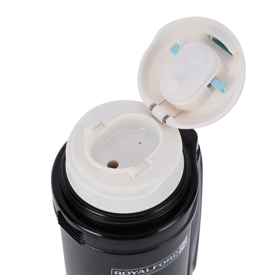 Royalford RF10493 Travel Vacuum Flask 1.0L | Double Wall Stainless Steel Hot & Cold Insulated Flask with SS 304 Inner |  Perfect for Office, Travel & Outdoor Use