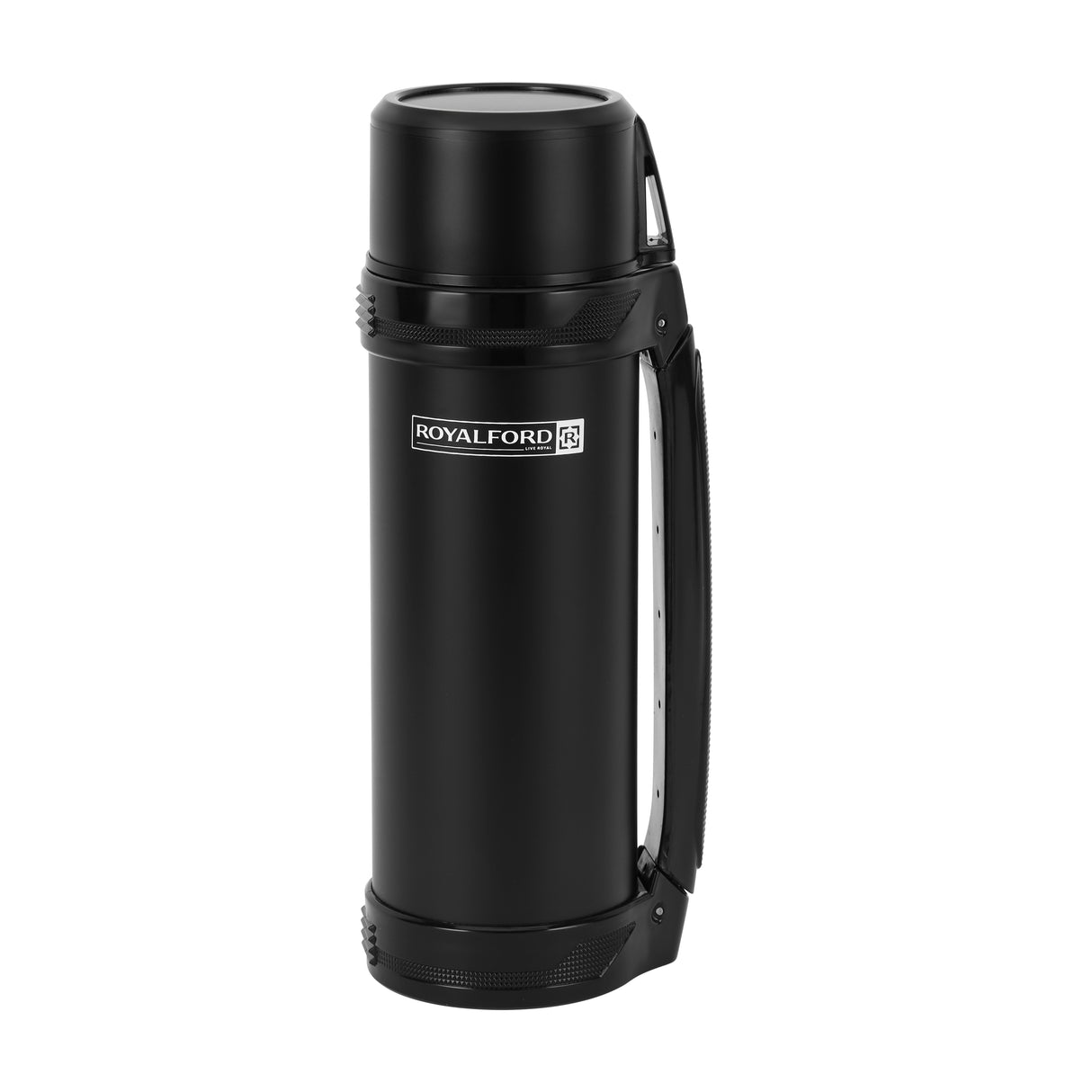 Royalford RF10493 Travel Vacuum Flask 1.0L | Double Wall Stainless Steel Hot & Cold Insulated Flask with SS 304 Inner |  Perfect for Office, Travel & Outdoor Use