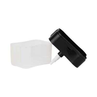 Royalford RF10497 Soap Dispenser with Sponge Holder| 2-in-1 design, durable ABS body & spill-free press dispensing| includes sponge for efficient kitchen cleaning use|