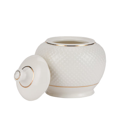 Royalford RF10499 Fine Bone China 17 Pcs Tea Set | Chip-Resistant Tableware With Teapot, Cups, Saucers, Creamer & Sugar Pot | Lead-Free| Dishwasher-Safe Premium Serveware