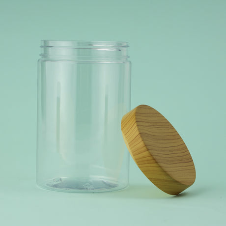 Royalford RF10509 Airtight PET Jar| BPA-free design and secure lid keeps food fresh, odor-free & leak-proof| ideal for storing snacks, grains & dry ingredients|