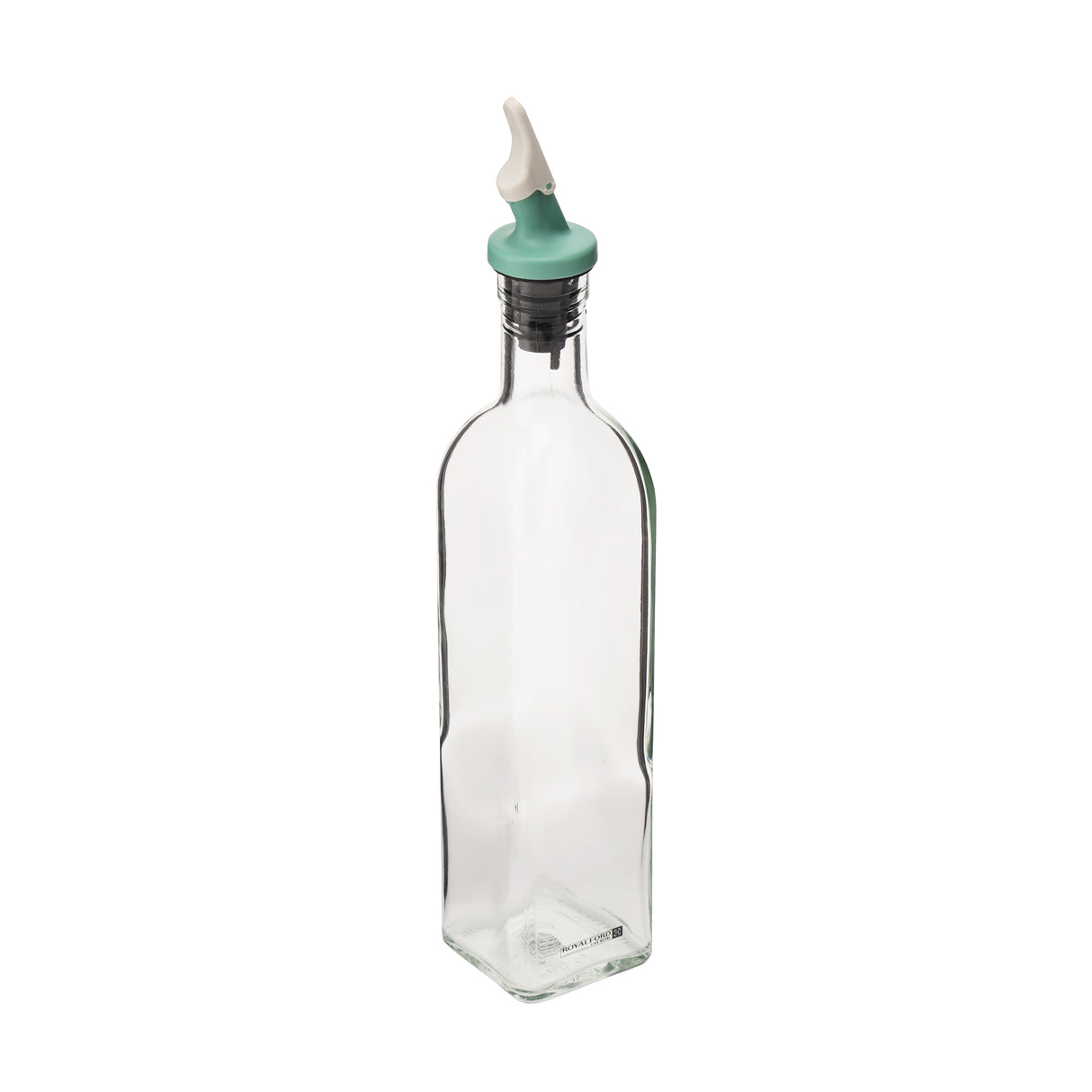 Royalford RF10566 Oil Dispenser Bottle 500ml| flip & seal lid offers precise pouring, leak-proof design| premium glass body, and easy cleaning for everyday kitchen use|