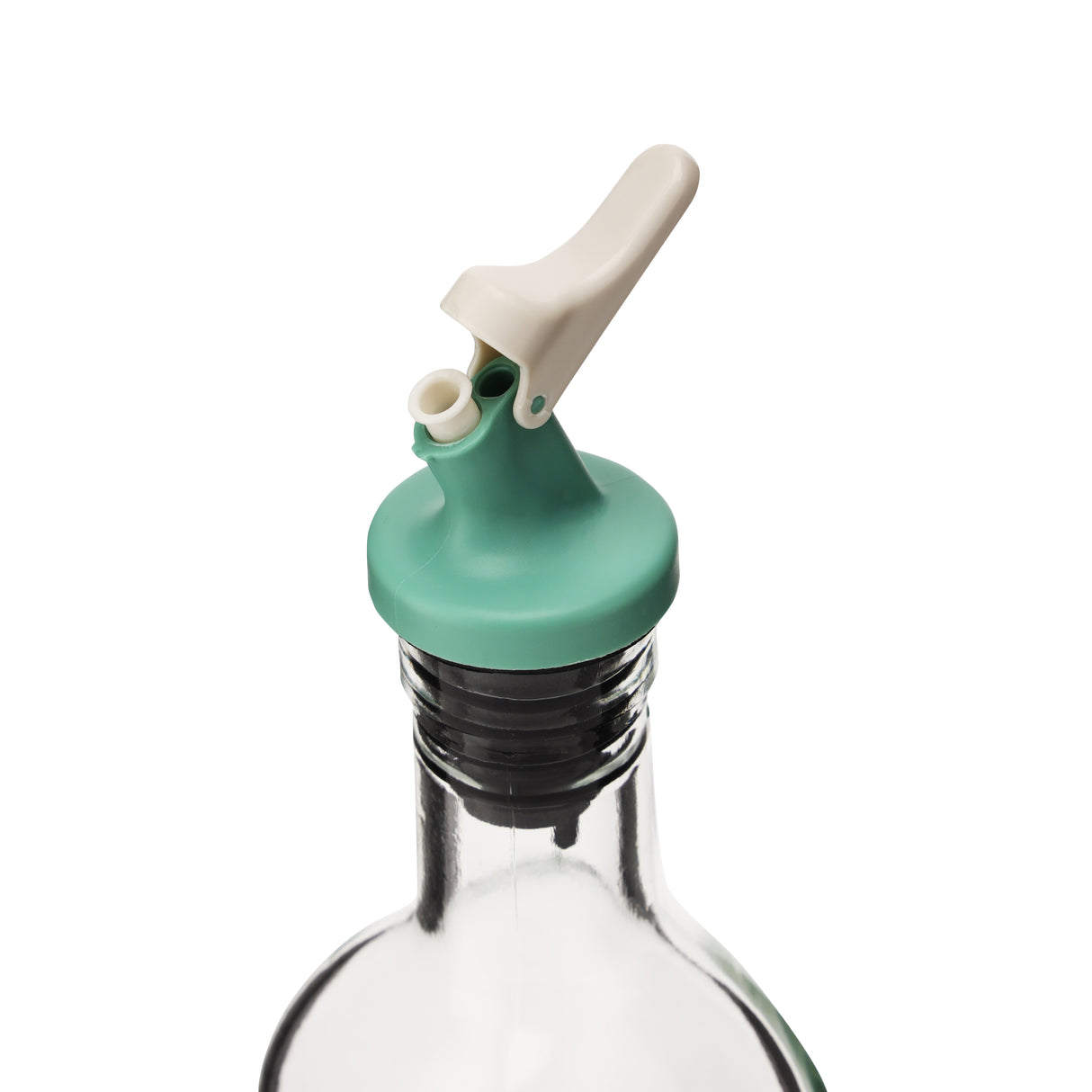 Royalford RF10566 Oil Dispenser Bottle 500ml| flip & seal lid offers precise pouring, leak-proof design| premium glass body, and easy cleaning for everyday kitchen use|