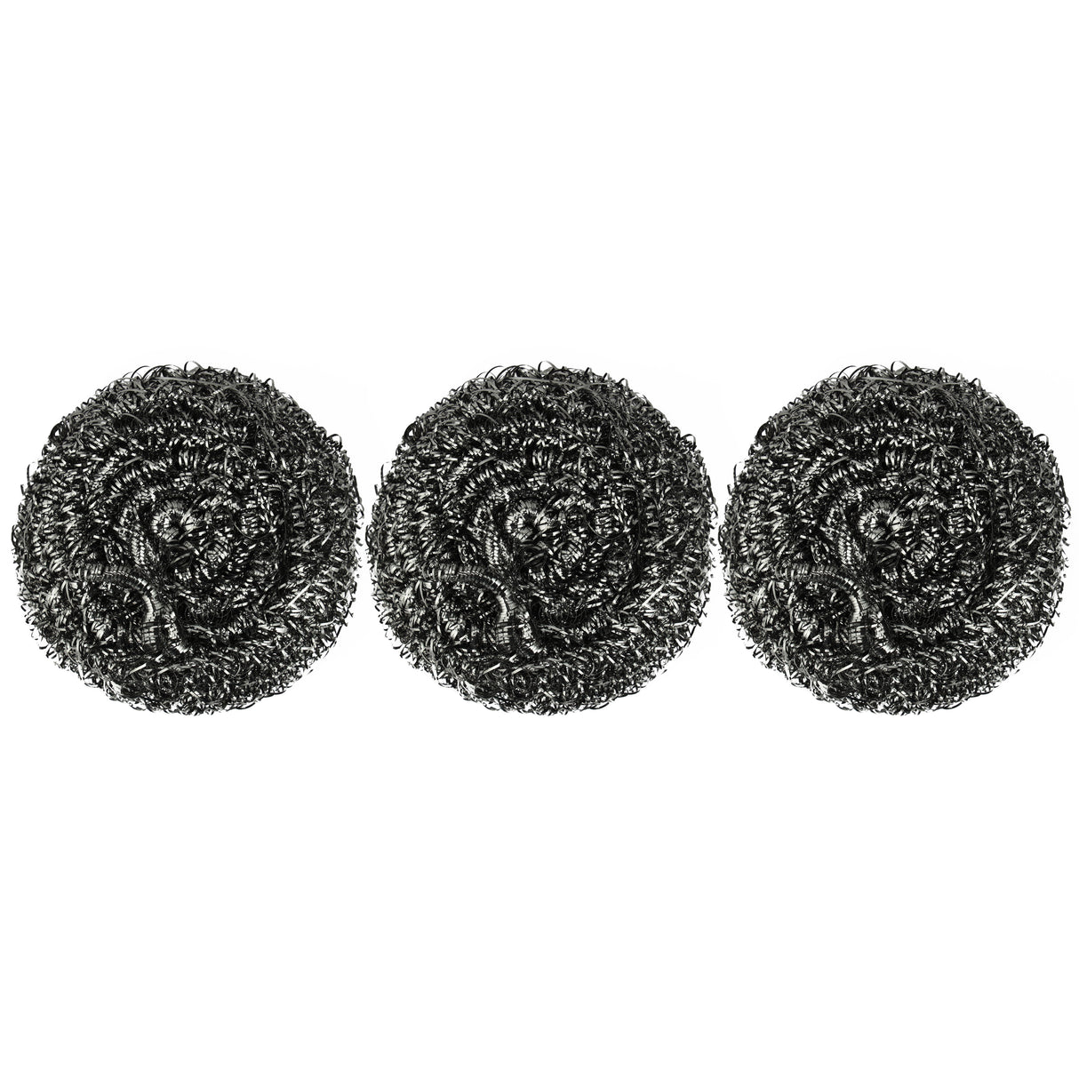 Royalford RF10635 Stainless Steel Scourer  | 3PCS Heavy Duty Scrubber  | Rust Proof | Durable Cleaning Pads for Kitchen Pots, Pans, Utensils & Sink Cleaning Use