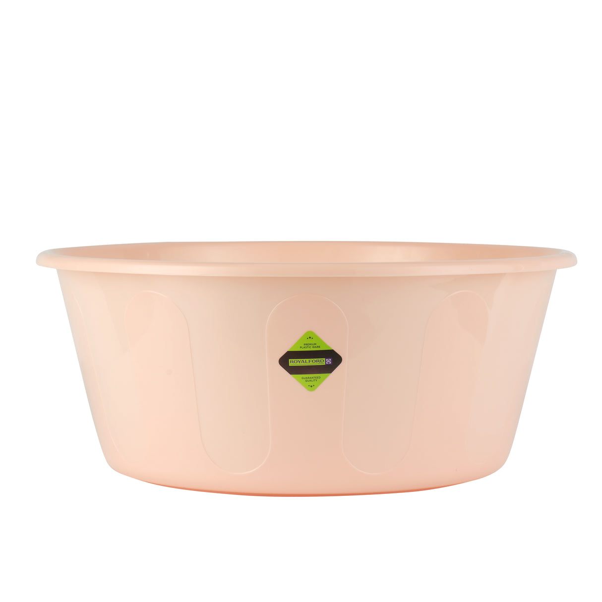 Royalford RF10709 Plastic Basin Premium HDPE Wash Basin |  40L Durable Multipurpose Household Utility Tub for Cleaning, Washing, Bathing, Kitchen & Commercial Use