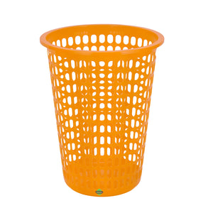 Royalford RF10718 Capsule Laundry Basket with Lid | High-Quality PP | Spacious 45 × 66.5 cm Size | Ventilated Construction | Comfortable Handle | Durable & Long Lasting