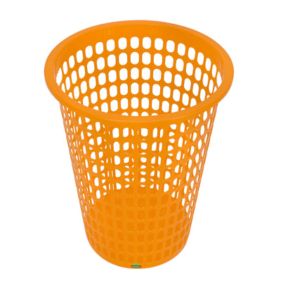 Royalford RF10718 Capsule Laundry Basket with Lid | High-Quality PP | Spacious 45 × 66.5 cm Size | Ventilated Construction | Comfortable Handle | Durable & Long Lasting