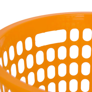 Royalford RF10718 Capsule Laundry Basket with Lid | High-Quality PP | Spacious 45 × 66.5 cm Size | Ventilated Construction | Comfortable Handle | Durable & Long Lasting