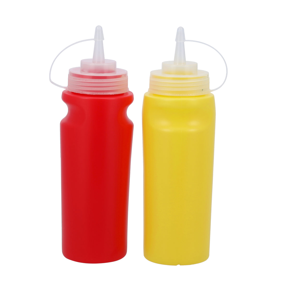 Royalford RF10728 Ketchup Bottle Set 2PCS | squeeze bottles for sauces & made from durable| food-safe material & leak-proof caps for easy, mess-free dispensing|