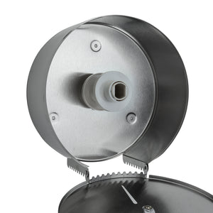 Royalford RF10732 Stainless Steel Paper Roll Dispenser |  Durable Hygienic Tissue Holder | Wall Mounted Lockable Design for Bathroom, Restaurant & Hospital Use