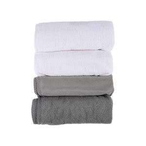 RoyalBright RF10743 Microfibre Cloth Set 4 Pcs | Anti-Bacterial High-Density Multipurpose Cleaning Cloths for Kitchen, Furniture & Bathroom, Lint-Free & Super Absorbent