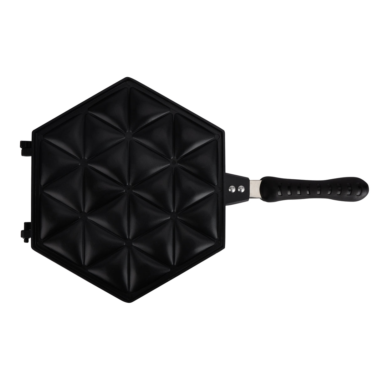 Royalford Samosa Maker RF10745 | Non-Stick Double-Sided Die-Cast Aluminium Plates |   Easy Cleaning|  Durable |  Heat-Resistant Handle & Perfect Crispy Samosas Every Time