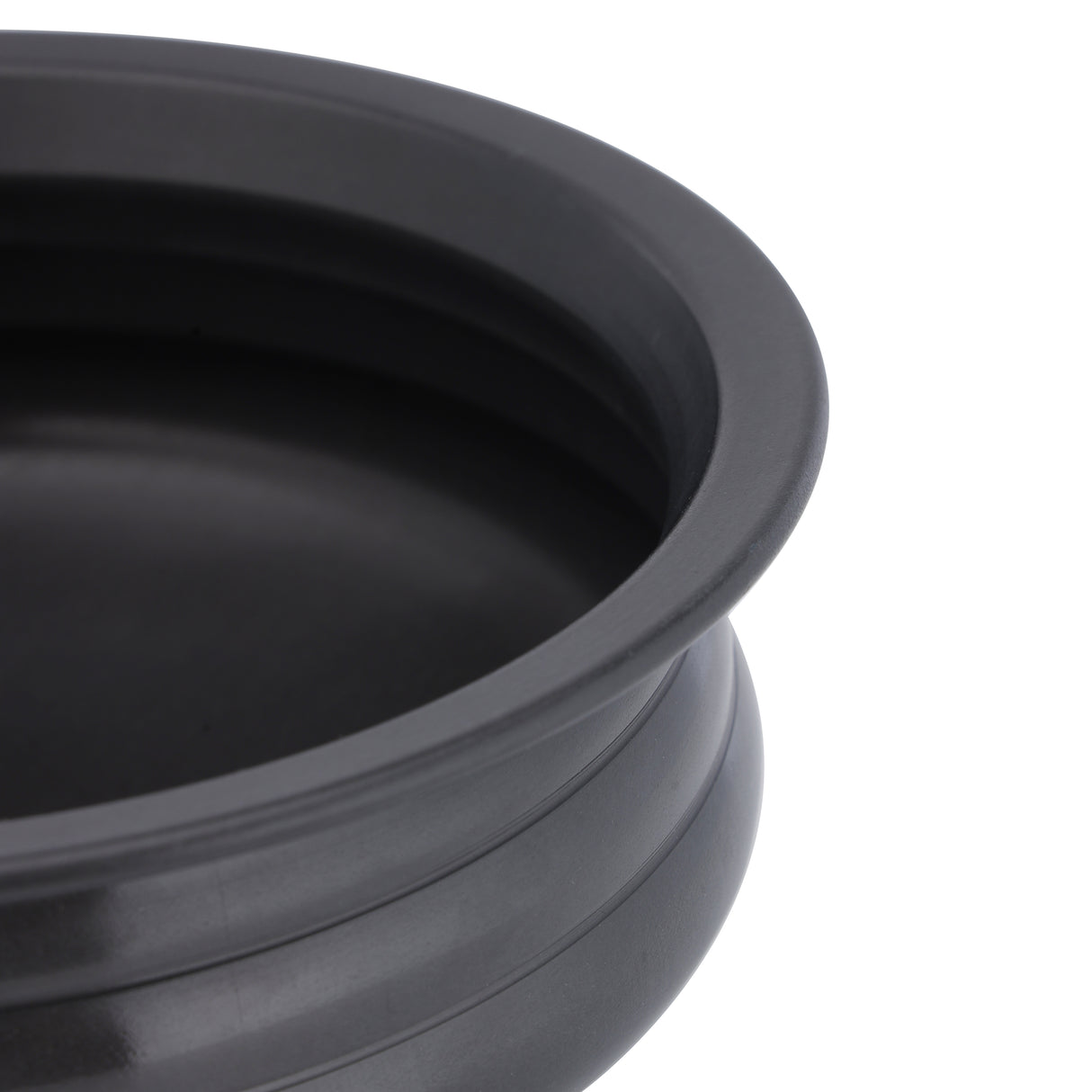 Royalford RF10749 Hard Anodized Uruli | Steel Lid | 2.5L Capacity | Durable Food Grade Aluminium Cookware | Quick Even Heat Distribution for Traditional Cooking