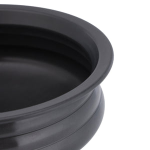 Royalford RF10749 Hard Anodized Uruli | Steel Lid | 2.5L Capacity | Durable Food Grade Aluminium Cookware | Quick Even Heat Distribution for Traditional Cooking