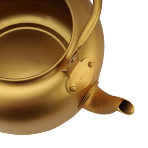 Royalford RF10770 6.0L Golden-Finish Aluminium Tea Kettle | Induction Compatible Tea Pot | Anti-Scald Comfortable Handle | Rust & Corrosion Resistant Body for Safe Use