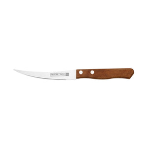 Royalford RF10772 2PCS fruit knife set| stainless steel blades & wooden handles| sharp, durable & lightweight, for peeling, slicing, cutting fruits & vegetables|