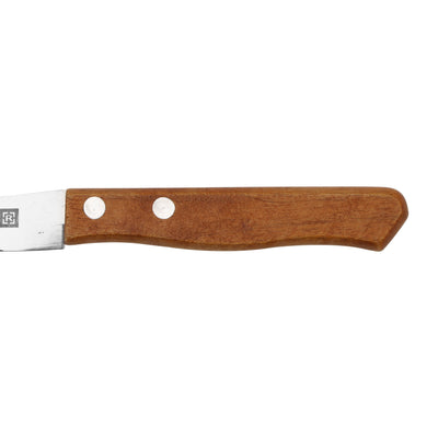 Royalford RF10772 2PCS fruit knife set| stainless steel blades & wooden handles| sharp, durable & lightweight, for peeling, slicing, cutting fruits & vegetables|