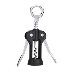 Royalford RF10773 Winged Wine Opener | Stainless Steel Corkscrew Bottle Opener | Ergonomic Handle | Heavy Duty Zinc Alloy Wine Bottle Opener | Dishwasher Safe Bar Tool