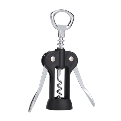 Royalford RF10773 Winged Wine Opener | Stainless Steel Corkscrew Bottle Opener | Ergonomic Handle | Heavy Duty Zinc Alloy Wine Bottle Opener | Dishwasher Safe Bar Tool