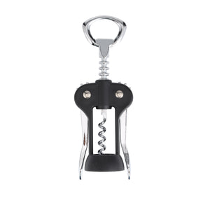 Royalford RF10773 Winged Wine Opener | Stainless Steel Corkscrew Bottle Opener | Ergonomic Handle | Heavy Duty Zinc Alloy Wine Bottle Opener | Dishwasher Safe Bar Tool
