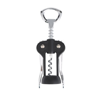Royalford RF10773 Winged Wine Opener | Stainless Steel Corkscrew Bottle Opener | Ergonomic Handle | Heavy Duty Zinc Alloy Wine Bottle Opener | Dishwasher Safe Bar Tool