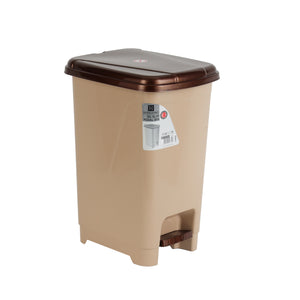 Royalford RF10794 15L Slim Pedal Dust Bin | Plastic Waste Bin | Hands-Free Foot Pedal | Slim Space-Saving Design | Durable Plastic Construction | Stable Non-Slip Base