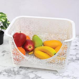 Royalford RF10800  Dynamic  4-Tier Storage Cabinet | Heavy-Duty Premium Quality Plastic | Multi-Layer Organizer for Home |  Suitable For Office & Bedroom Storage