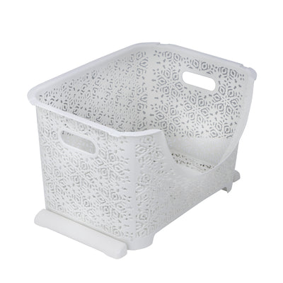 Royalford RF10800  Dynamic  4-Tier Storage Cabinet | Heavy-Duty Premium Quality Plastic | Multi-Layer Organizer for Home |  Suitable For Office & Bedroom Storage